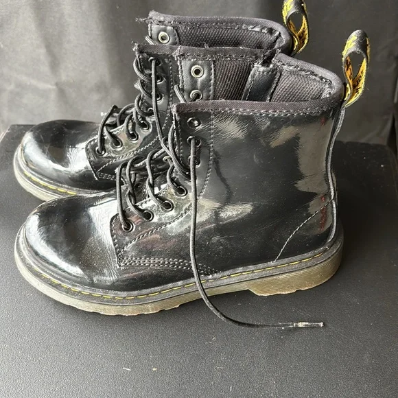 Dr. Martens 1460 Black Lace-Up Boots - Picture 3 of 8
